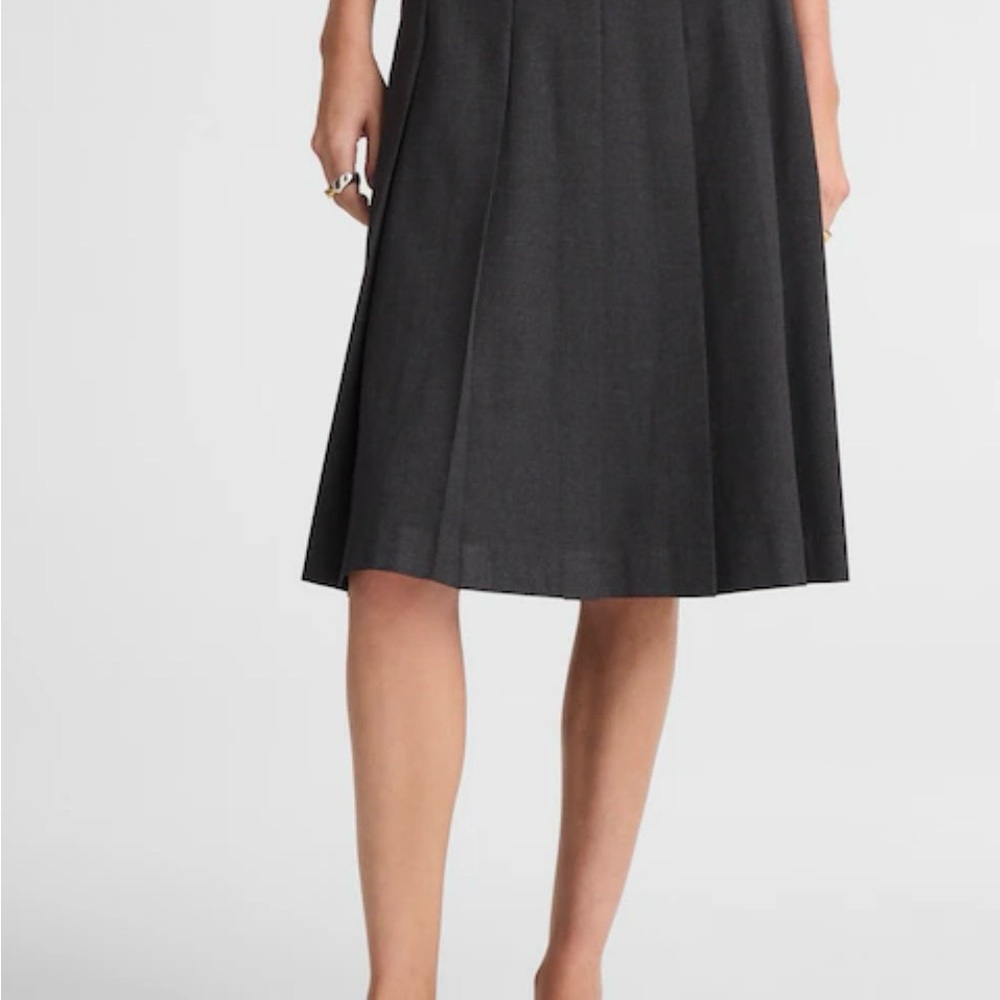 Madewell Pleated Midi Skirt